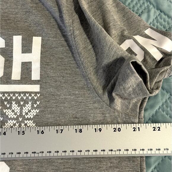 PARISH NATION Mens gray short sleeve  crew neck t-shirt with size LARGE - Picture 8 of 9